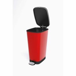 Papelera con pedal KIS Chic Bin Style - L - 50 l - Rojo