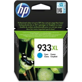 HP Cartucho Tinta Original Cian Alto Rendimiento 933XL CN054AE para HP OfficeJet 6100/6600/6700/7100/7510/7610