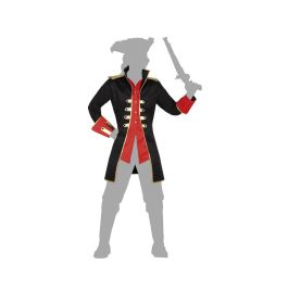 Disfraz Capitan Pirata Hombre Adulto Negro M-L Disfraz Capitan Pirata Hombre Adulto Negro M-L