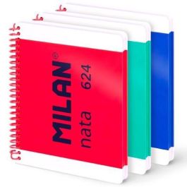 Milan Cuaderno Espiral A5 80H 95 gr 5x5 Tapa Dura Colección Nata® 624 Since 1918 Surtido Pack 3 Ud Precio: 7.79000057. SKU: B14H982WNS