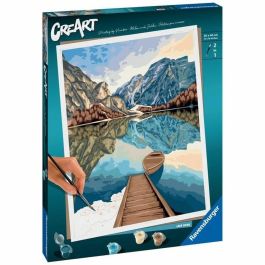Ravensburger 23612 - CreArt Gran Formato 30x40 cm - Vistas al lago - Pintar por Números para Niños 12+ Años