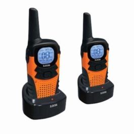 WALKIE-TALKIE HAEGER XPLORER FX-400 - HASTA 10 KM - 8 CANALES - 38 SUBCANALES - MANOS LIBRES - ANTENA FIJA - CARGADOR + 8 BATERIAS