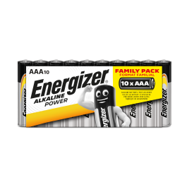 Energizer Pilas Alcalinas LR03 S-G AAA (10 Unidades) - Larga Duración, Mantienen Carga 10 Años, Ideal para Uso Diario Precio: 13.50000025. SKU: S3701647