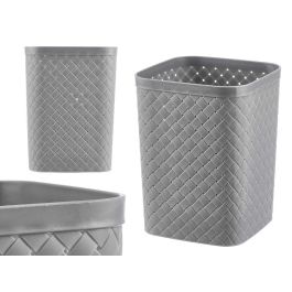 Papelera Cuadrada Gris Pincello 19.8x19.3 cm, Plástico PP (12 Unidades) Precio: 29.49999965. SKU: B18ZM76DWN