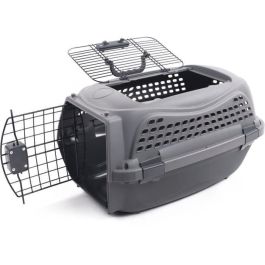 M.PETS Jaula de Transporte para Gatos ECO GIRO - Jaula de Plástico - Talla M - Gris Precio: 46.49999992. SKU: B1FJGVTANQ