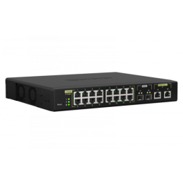 QNAP QSW-M2116P-2T2S Switch Gestionado L2 16 Puertos PoE Negro QNAP QSW-M2116P-2T2S Switch Gestionado L2 16 Puertos PoE Negro