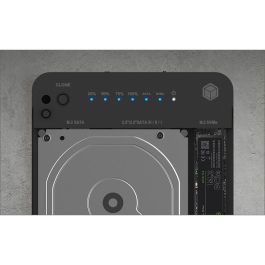 ICY BOX IB-2915MSCL-C31 Docking Station 2.5 & M.2 NVMe SATA USB 3.2 Gen 2 Type-C Negro