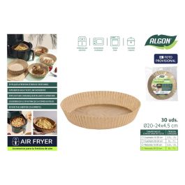 Inde Set 30 Bases Papel Airfryer Redondas 24 cm Precio: 28.56000026. SKU: B139NVTPHA