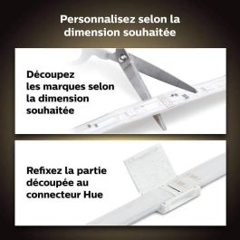 Philips Hue PHI8718699703424 Tira de Luz LED Inteligente para Interior Ambiente Blanco y Color 2m Bluetooth