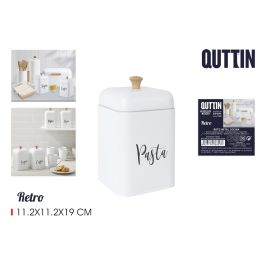 Quttin Bote Metal Cocina Pasta Retro 11.2 x 11.2 x 13.5 cm (12 Unidades) Precio: 31.50000018. SKU: B1KDXG5RGL
