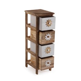 Cajonera 4 Cajones Verdor 26X32X81 Versa Cajonera 4 Cajones Verdor 26X32X81 Versa