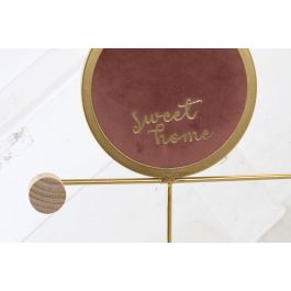Perchero Pared Urban DKD Home Decor Dorado Rosa 5 x 39 x 49 cm (4 Unidades) Perchero Pared Urban DKD Home Decor Dorado Rosa 5 x 39 x 49 cm (4 Unidades)