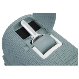 Curver Baño Extensible para Gatos Azul Gris con Pala y Almacenamiento