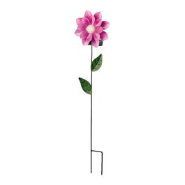 Lumineo Baliza solar forma de flor colores surtidos 11 x 6 x 49,5 cm