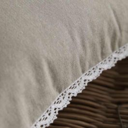 Today TOD1700240533915 Cojín CHARME Chambray x Dentelle Berenice 40 x 40 cm Today TOD1700240533915 Cojín CHARME Chambray x Dentelle Berenice 40 x 40 cm