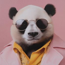 Cuadro Impresión Animales 3/M Decoración 50 X 3 X 70 cm