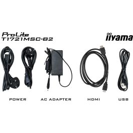 iiyama T1721MSC-B2 Monitor táctil 17" (43.0cm) M-Touch 5:4 HDMI+VGA