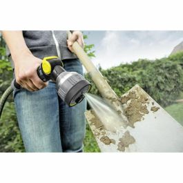 Kärcher Pistola de Pulverización Multifunción de Metal Premium con 4 Patrones de Flujo de Agua Ajustable y Gatillo Autoblocante Ergonómico