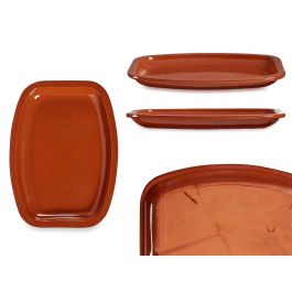 Bandeja Plana Rectangular La Dehesa 35x26 cm - Barro refractario color miel (6 Unidades) Precio: 31.95000039. SKU: S3605205