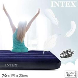 Intex Colchón Hinchable Flocado Dura-Beam Standard Classic Downy Individual 76x191x25 cm Intex Colchón Hinchable Flocado Dura-Beam Standard Classic Downy Individual 76x191x25 cm