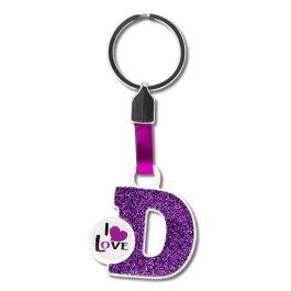 Llavero Letra "D" Rosa LLA01004