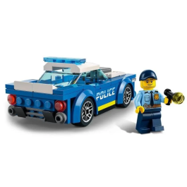 LEGO 60312 Coche de Policía de la Ciudad, Juguete para Niños a partir de 5 Años con Minifigura de Oficial, Serie de Aventuras