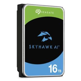 Seagate SkyHawk AI - Disco Duro 16 TB, 3.5", SATA III, Optimizado para Video y NVR con 32 Canales AI