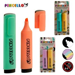Set 2 Rotuladores Fluores Surtidos Col Paste Pincello 8X2CM (72 Unidades) Set 2 Rotuladores Fluores Surtidos Col Paste Pincello 8X2CM (72 Unidades)