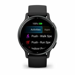 Garmin AAAAH39016 Reloj GPS Vivoactive 5, Smartwatch con WiFi, Pantalla 30.4mm (1.2"), Gris con Correa Negra