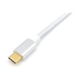 EQUIP Cable USB-C 3.2 Gen 2 a USB-C 1m 100W 4K/60Hz Blanco