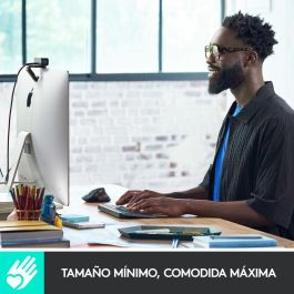 Logitech MX Keys Mini Teclado Inalámbrico Gris Pálido - Teclas Esféricas Cóncavas, Retroiluminación Inteligente, Bluetooth