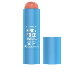 Rimmel London #002-peachy cheeks KIND & FREE tinted multi stick maquillaje para labios, mejillas y párpados 5 gr