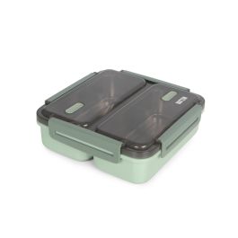 Fiambrera de plástico y acero con 2 departamentos Micro Quttin T - Thermosport (6 Unidades) Fiambrera de plástico y acero con 2 departamentos Micro Quttin T - Thermosport (6 Unidades)