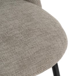 Silla Gris Tejido-Metal Contract 49 X 60 X 81 cm