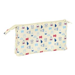 Safta Bolso Estuche Escolar Portatodo Miffy Buddy Reciclado Repelente al Agua con 3 Compartimentos 120x220x30 mm Safta Bolso Estuche Escolar Portatodo Miffy Buddy Reciclado Repelente al Agua con 3 Compartimentos 120x220x30 mm