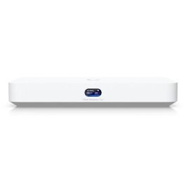 Ubiquiti Cloud Gateway Fiber Desktop 10G SFP+/10 GbE RJ45 con Switch Integrado 4 Puertos 2.5 GbE y PoE+ para Sistemas UniFi
