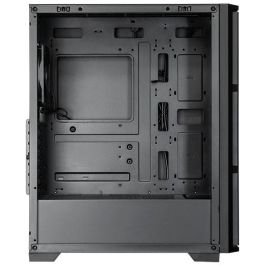 Chieftec AS-02B-TG-OP Torre Midi PC Negra con Ventana Lateral e Iluminación Multi para ATX/micro ATX/Mini-ITX