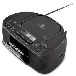 Medion MED4061275057881 Radio CD K7 FM 2x3W RMS Negra
