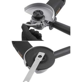 Meister Amoladora Angular 1100W para discos Ø 125mm, 12000 rpm, Mango lateral 3 posiciones, Bloqueo de eje, M14