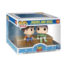 Funko 88466 POP! Moment Woody y Buzz Disney Pixar's Toy Story - Figura Coleccionable 30 Aniversario Altura 12.7cm