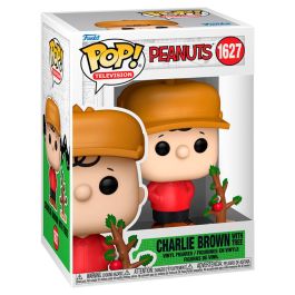 FUNKO Figura POP Peanuts Charlie Brown with Tree 9cm Vinilo en Caja Regalo
