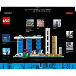 LEGO 21057 Architecture Singapur Juego de Construcción, Maqueta Edificios Emblemáticos, 827 Piezas, Edad 18+