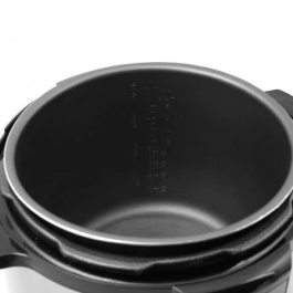 Orbegozo Olla Eléctrica Programable HPE 6075, 6L, 1000W, Cocción Ultrarrápida, Menús Predeterminados, Acero Inoxidable