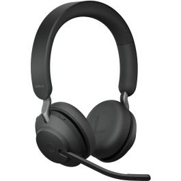 Jabra Evolve2 65 Stereo UC Auriculares con Link 380 USB-C Negros
