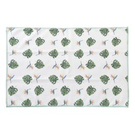 Paño de Cocina DKD Home Decor Gris Tropical 3 Piezas