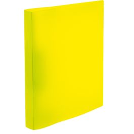 HERMA Sammelmappe A4, Carpeta de Recopilación, color neón amarillo, Polipropileno, 3 Unidades
