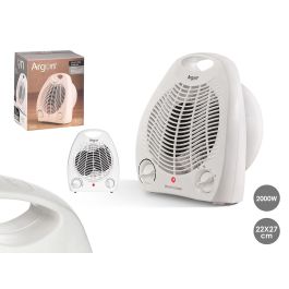 Argon Calefactor Eléctrico Blanco 2000W con Termostato Ajustable, Seguridad por Sobrecalentamiento, 22x26x12 cm (Set de 6) Argon Calefactor Eléctrico Blanco 2000W con Termostato Ajustable, Seguridad por Sobrecalentamiento, 22x26x12 cm (Set de 6)