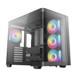 DeepCool CG530U Torre ATX Panoramaglas Negro con 4 Ventiladores ARGB, Compatible con ITX/micro ATX, Ventana Lateral Precio: 99.7282. SKU: B1EB9J9LM7
