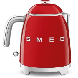 Smeg KLF05RDEU Mini Tetera Eléctrica 0.8L 1400W Rojo Acero Inoxidable, Hervidor de Agua Filtrado
