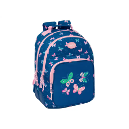 Safta Mochila Blackfit8 Mariposas Doble con Cantoneras Adaptable a Carro 420x320x150 mm Precio: 39.93. SKU: B158BS4EKC